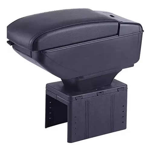 APOYA BRAZOS UNIVERSAL PARA AUTO, BASE EXTENSIBLE, 7 PUERTOS USB, COLOR EN COLOR NEGRO - 2