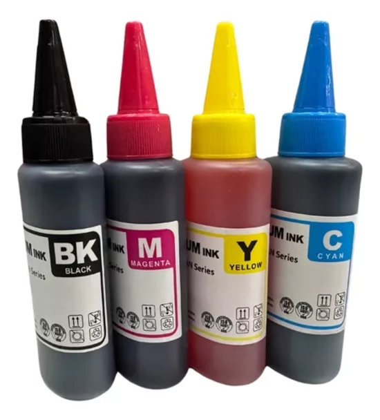 PACK 4 TINTAS ALTERNATIVA 100 ML COMPATIBLE CON EP, CANON, HP - 2