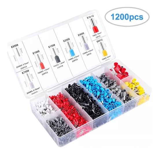 SET ALICATE CRIMPADOR + 1200 TERMINALES ALICATES CRIMPADORA QATARSHOP - 5