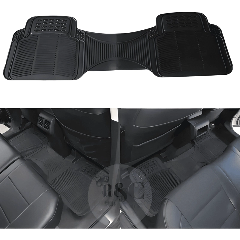 CUBRE PISO GOMA 1 PIEZA UNIVERSAL AUTO CAMIONETA /R& CAMELLO - 1
