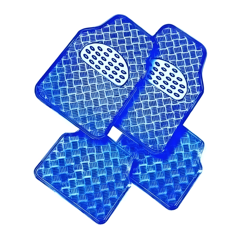 ALFOMBRA CUBRE PISO METALICO COLORES SET 4PCS AUTO TUNING - 1
