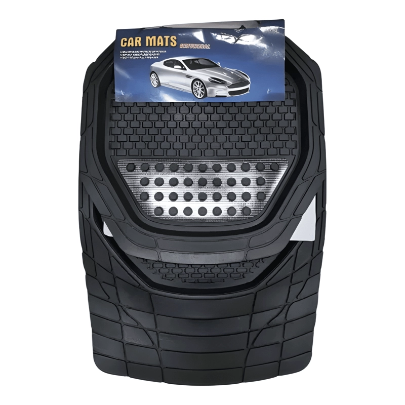 ALFOMBRA CUBRE PISO GOMA AUTO UNIVERSAL SET 4 PZS - 1