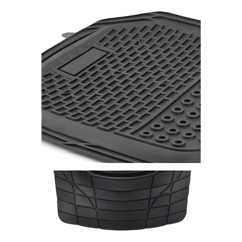ALFOMBRA CUBRE PISO GOMA AUTO UNIVERSAL SET 4 PZS - 2