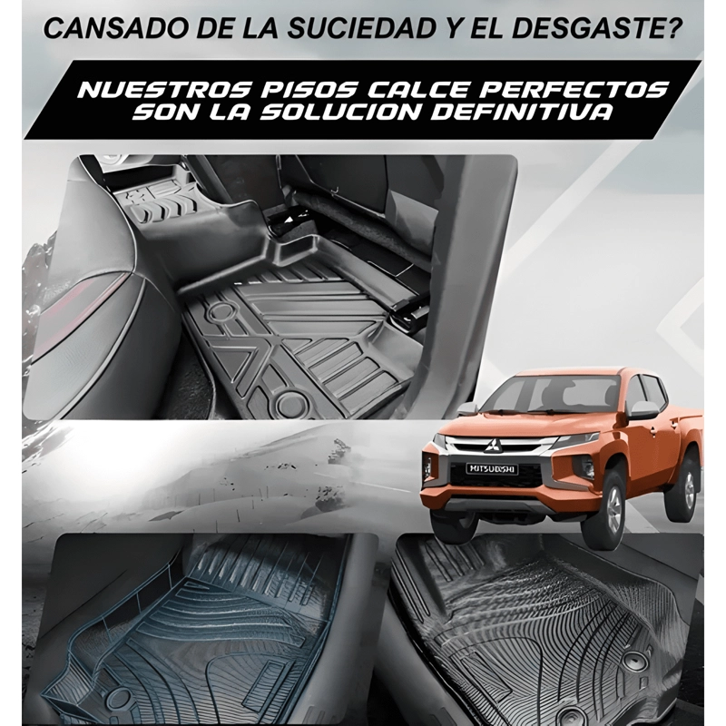 PISOS CALCE PERFECTO PARA MITSUBISHI L200 2019 AL 2023 #246 - 3
