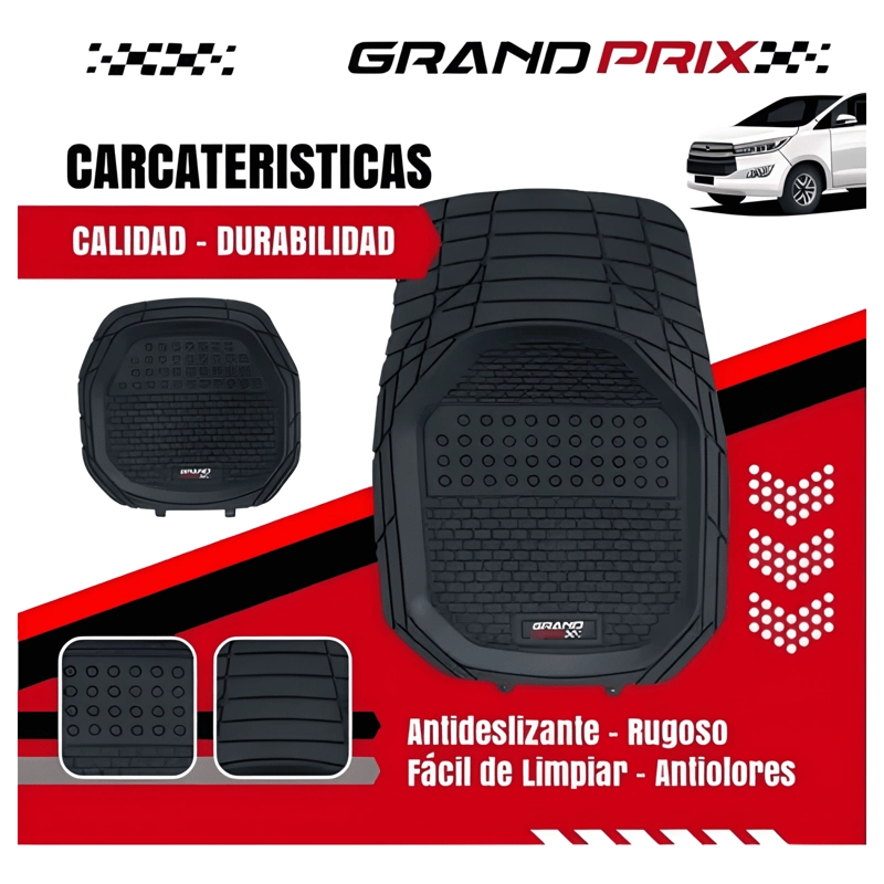 PISOS DE GOMA AUTO PACK 4 JEEP COMPASS - 1