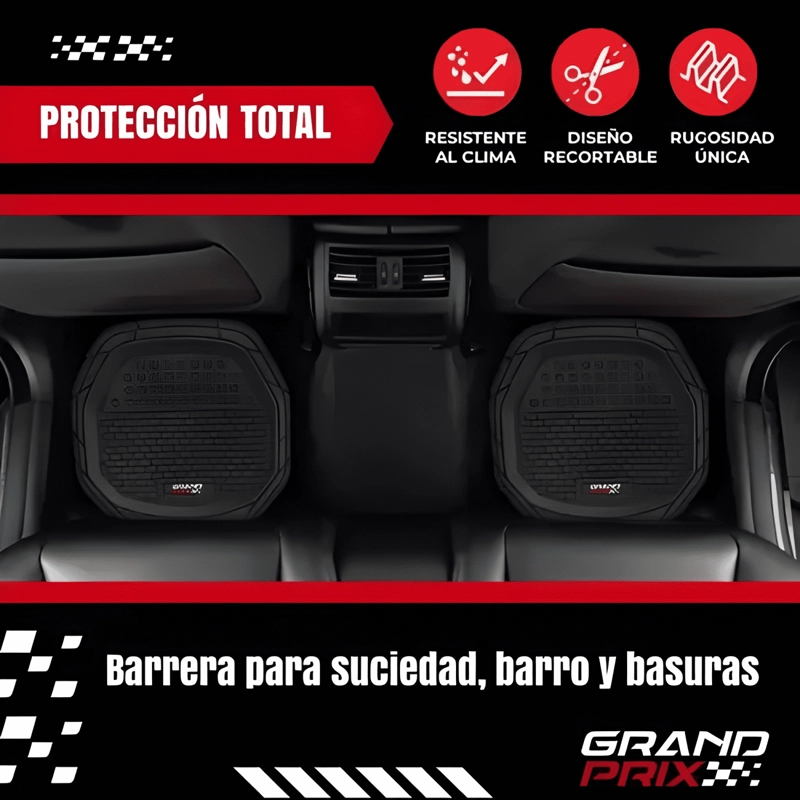 PISOS DE GOMA AUTO PACK 4 JEEP COMPASS - 2