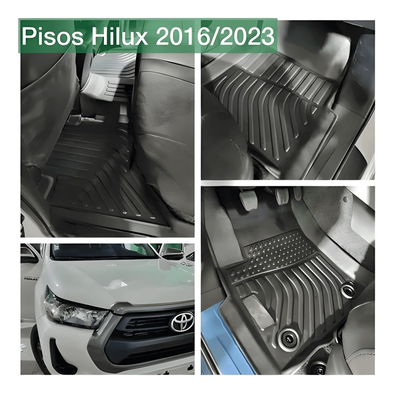 PISOS RIGIDO BANDEJA CALCE PERFECTO TOYOTA HILUX REVO 16-25 - 2