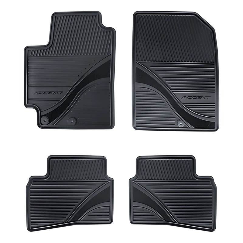 TAPETES (PISO DE GOMA) HYUNDAI ACCENT 2018 2019 - 1