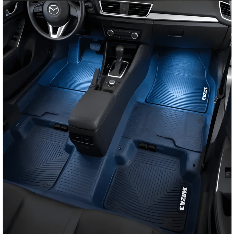 PISO ALFOMBRA DE GOMA 3D PARA MAZDA 3 CALCE PERFECTO - 2