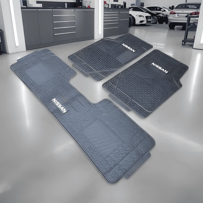 JUEGOS DE PISOS DE GOMA 3 PIEZAS NISSAN - 1