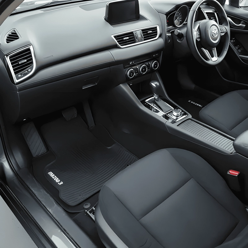 PISO DE GOMA 3D PARA MAZDA 3 2006 -2012 CALCE PERFECTO - 2