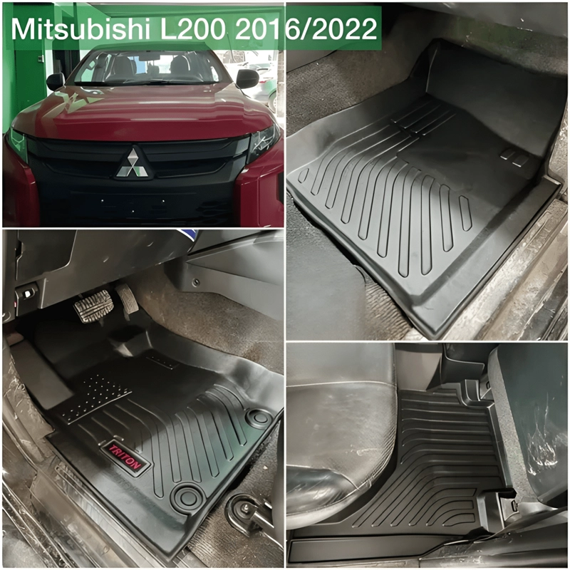 CUBRE PISO TIPO BANDEJA CALCE PERFECTO MITSUBISHI L200 16-23 - 1