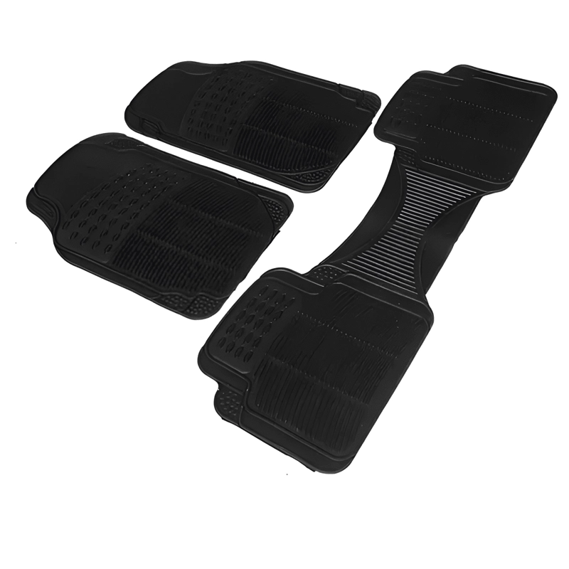 ALFOMBRA PISO DE GOMA AUTO UNIVERSAL 3 PIEZAS CAMELLO #761 - 2