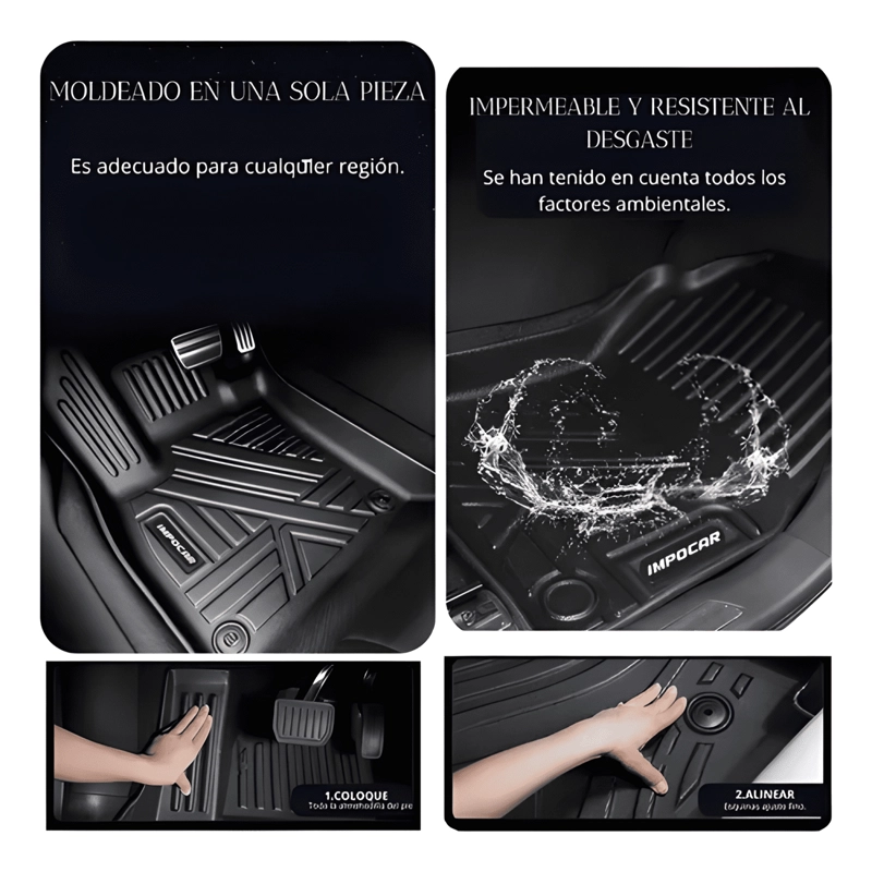 PISOS CALCE PERFECTO PARA MITSUBISHI L200 2019 AL 2023 #075 - 4