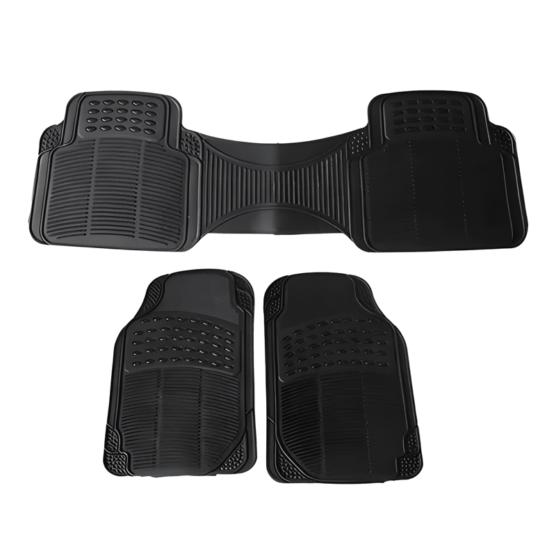 SET 3 PIEZAS PISOS GOMA VEHICULOS UNIVERSAL AUTO - 3