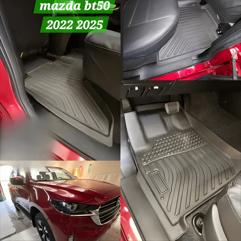 CUBRE PISOS RIGIDOS BANDEJA CALCE PERFECTO MAZDA BT50 2022 - 2