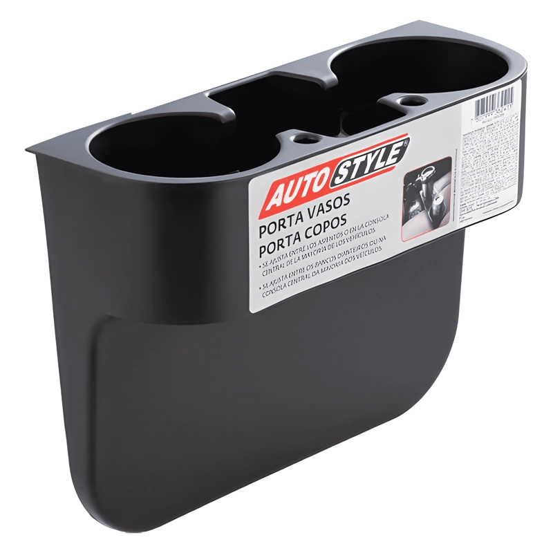 PORTAVASOS DOBLE PARA AUTO ORGANIZADOR CONSOLA - 1