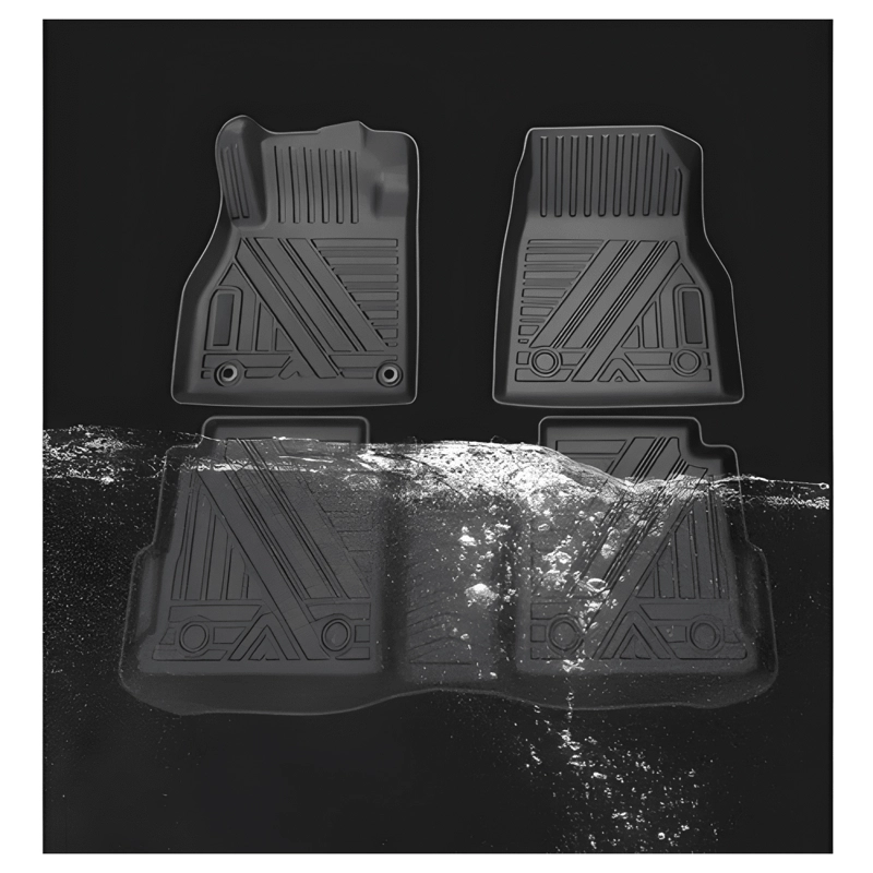 4 PIEZAS CUBRE PISOS CALCE PERFECTO PARA MAZDA CX5 NEGR #619 - 3