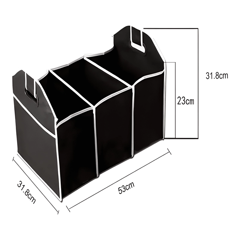 ORGANIZADOR AUTO CAJA BOLSO PLEGABLE MALETERO VEHICULOS #689 - 3