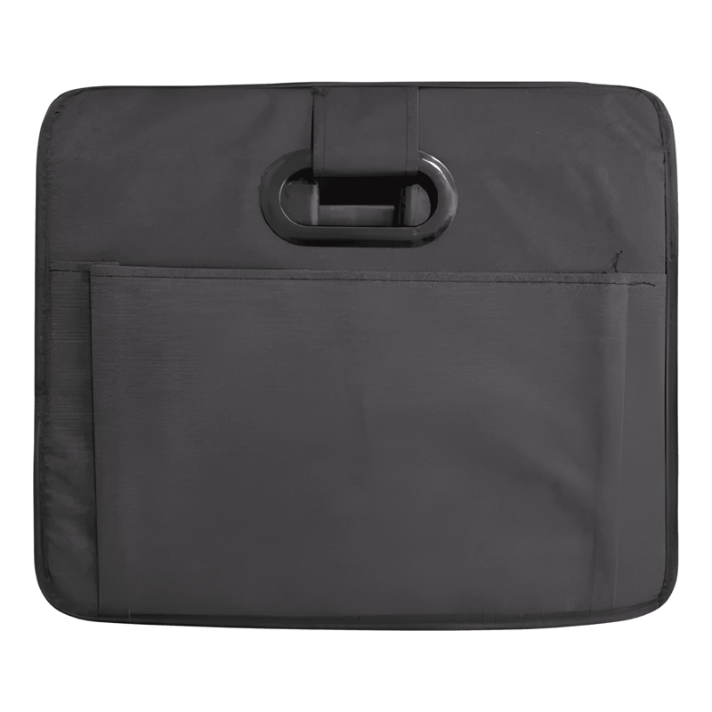 ORGANIZADOR AUTO CAJA BOLSO PLEGABLE MALETERO VEHICULO NEGRO - 3