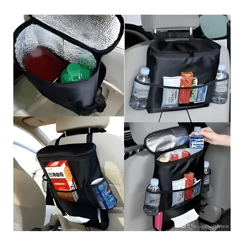 ORGANIZADOR PAR AUTO BOLSILLO TE RMICO RESPALDO ASIENTO - 1