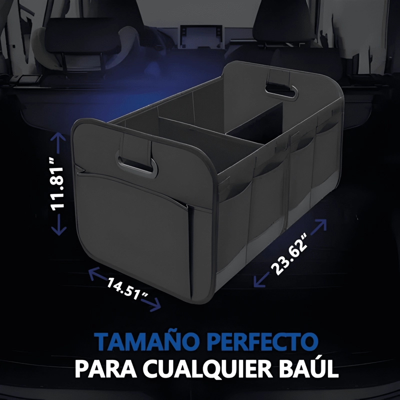 CAJA ORGANIZADORA DE MALETA AUTO BOLSO MALETERO PLEGABL #682 - 1