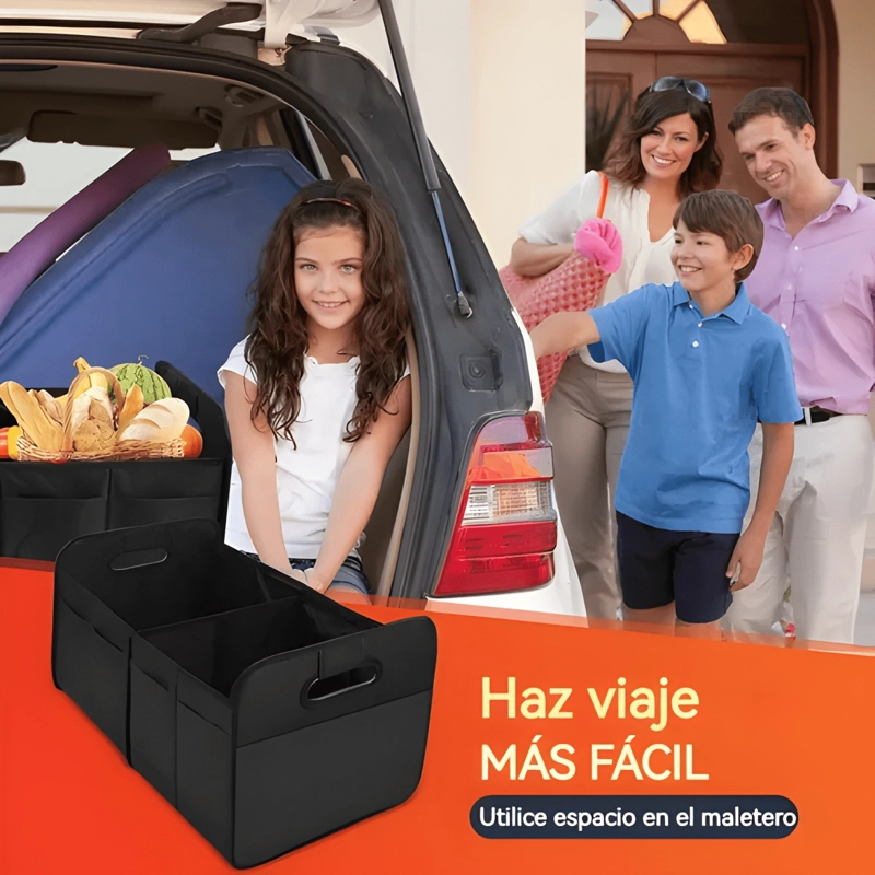 CAJA ORGANIZADORA DE MALETA AUTO BOLSO MALETERO PLEGABL #721 - 2