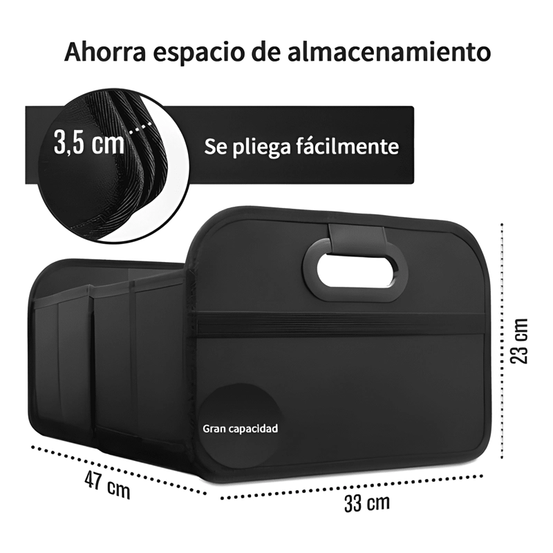 CAJA ORGANIZADORA DE MALETA AUTO BOLSO MALETERO PLEGABL #317 - 1