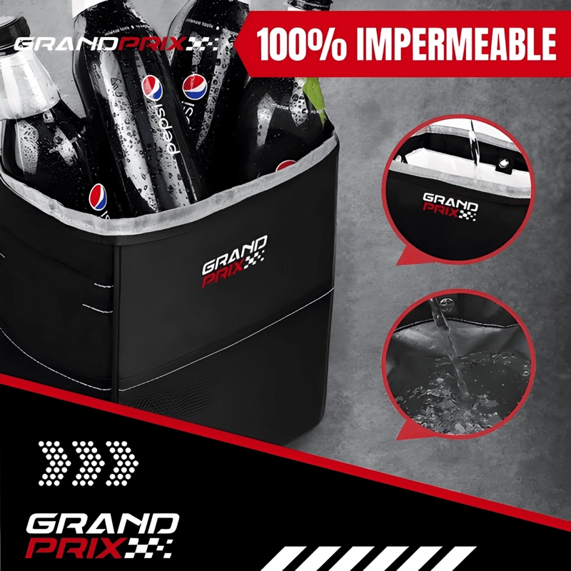 BASURERO PARA AUTO GRANDPRIX ORGANIZADOR PORTATIL IMPERMEABL - 3