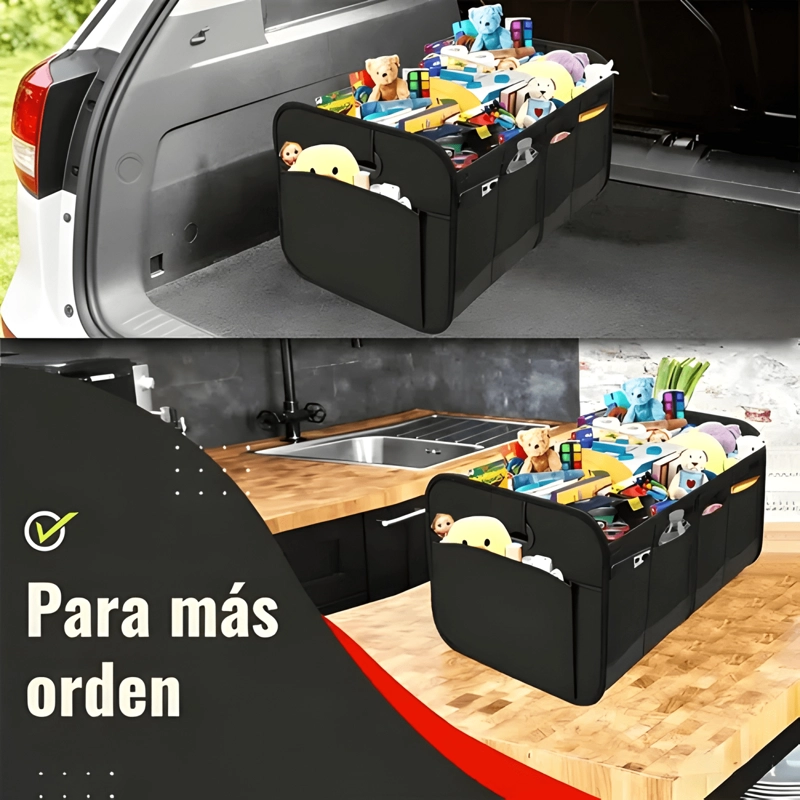 ORGANIZADOR DE MALETERO PARA AUTO PLEGABLE CAJA MULTIUS #016 - 4