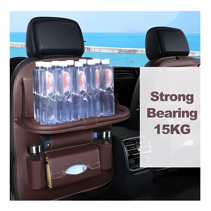 X2 ECOCUERO ORGANIZADOR AUTO RESPALDO DE ASIENTO PORTAV #844 - 4