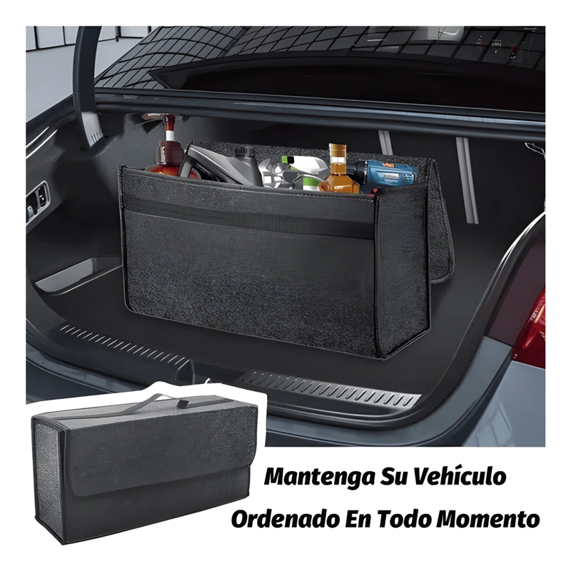 BOLSO MALETIN ORGANIZADOR ALFOMBRA MALETERO AUTO ORGANI #776 - 4