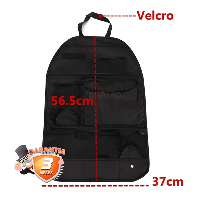 BOLSO ORGANIZADOR PARA RESPALDO ASIENTO DE AUTO /DISPAROCL - 2
