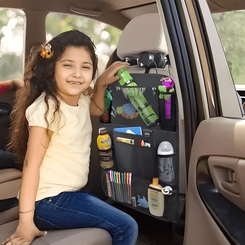 2 UNIDADES ORGANIZADOR DE COCHE PARA ASIENTO - 3
