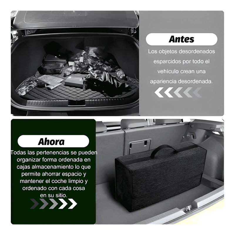 BOLSO MALETIN ORGANIZADOR ALFOMBRA MALETERO AUTO ORGANI #803 - 2