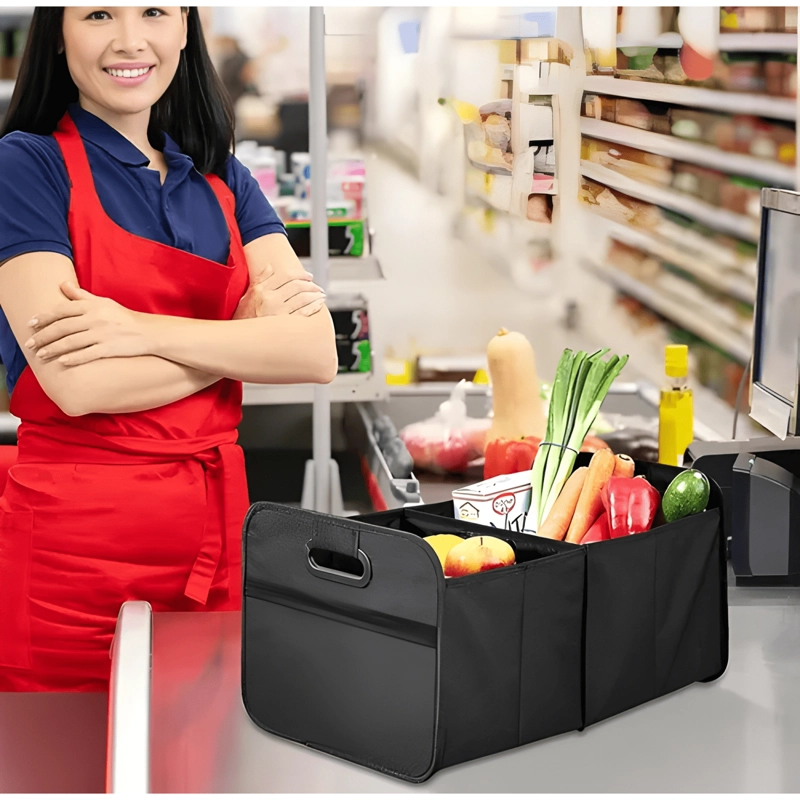 CAJA ORGANIZADORA DE MALETA AUTO BOLSO MALETERO PLEGABL #383 - 2