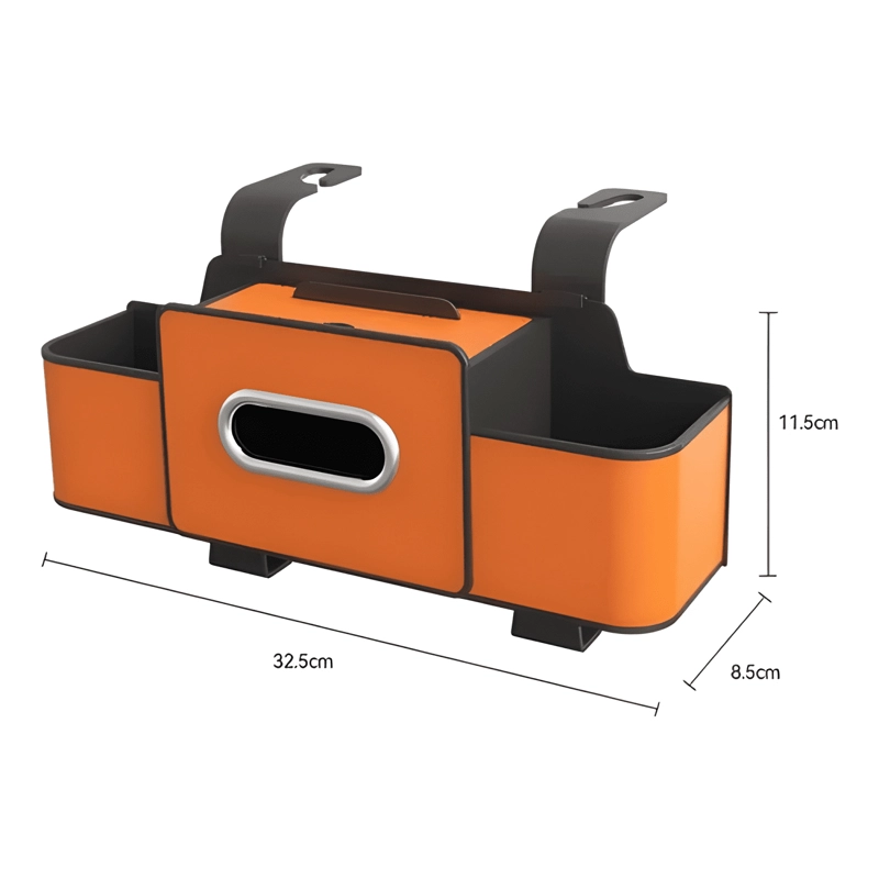 X2 ORGANIZADOR MULTIUSO AUTO RESPALDO DE ASIENTO PORTAVASOS - 4