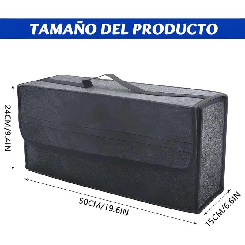 BOLSA ALMACENAMIENTO AUTOMOVIL ORGANIZADOR DE MALETERO COCHE - 1