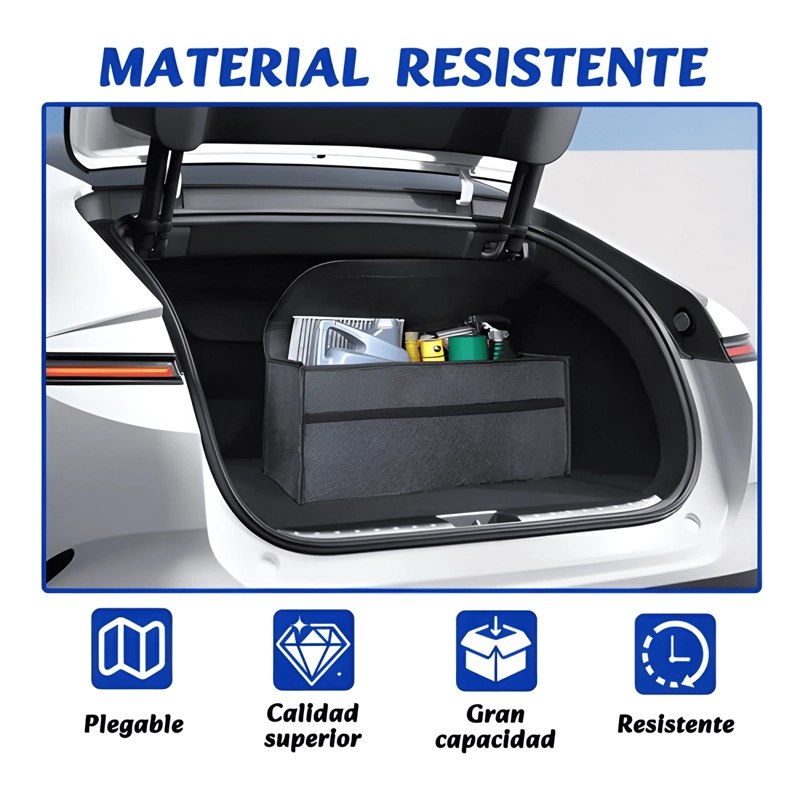 BOLSA ALMACENAMIENTO AUTOMOVIL ORGANIZADOR DE MALETERO COCHE - 2