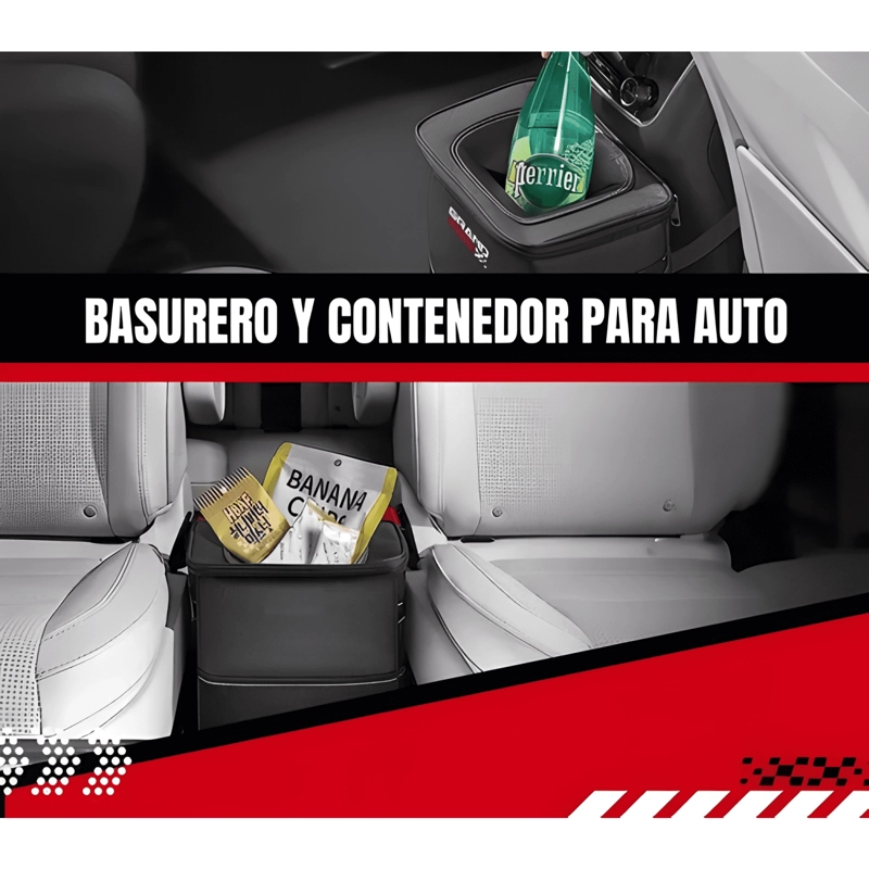 ORGANIZADOR BASURA AUTO PORTATIL IMPERMEABLE - 1