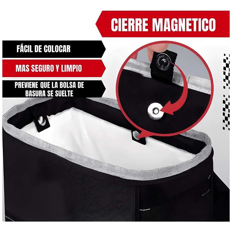 ORGANIZADOR BASURA AUTO PORTATIL IMPERMEABLE - 2