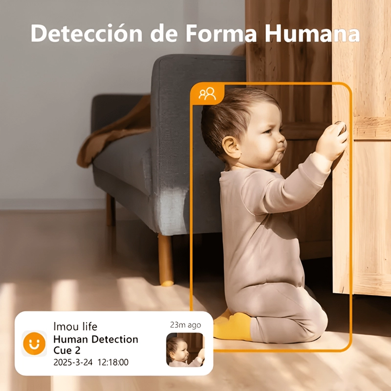 IMOU SEGURIDAD CAMARA CUE 2-3MP-1 WIFI VIGILANCIA INTERIOR - 4