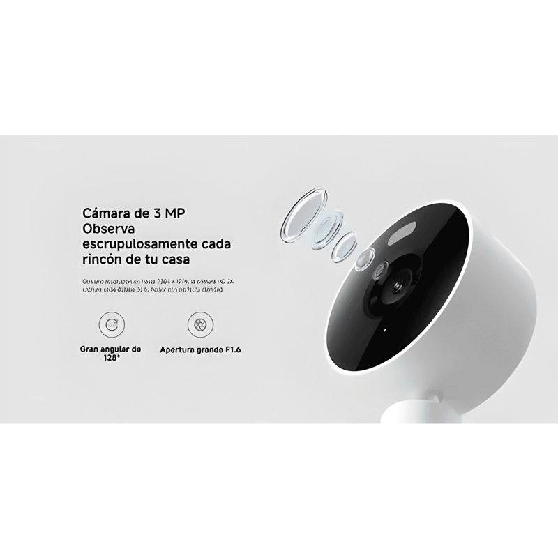CAMARA INTELIGENTE XIAOMI C100 SEGURIDAD 2K CON - 1