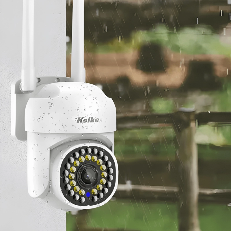 CAMARA DE SEGURIDAD KOLKE 5G 2.4G PTZ INALAMBRICA BLANCO - 4