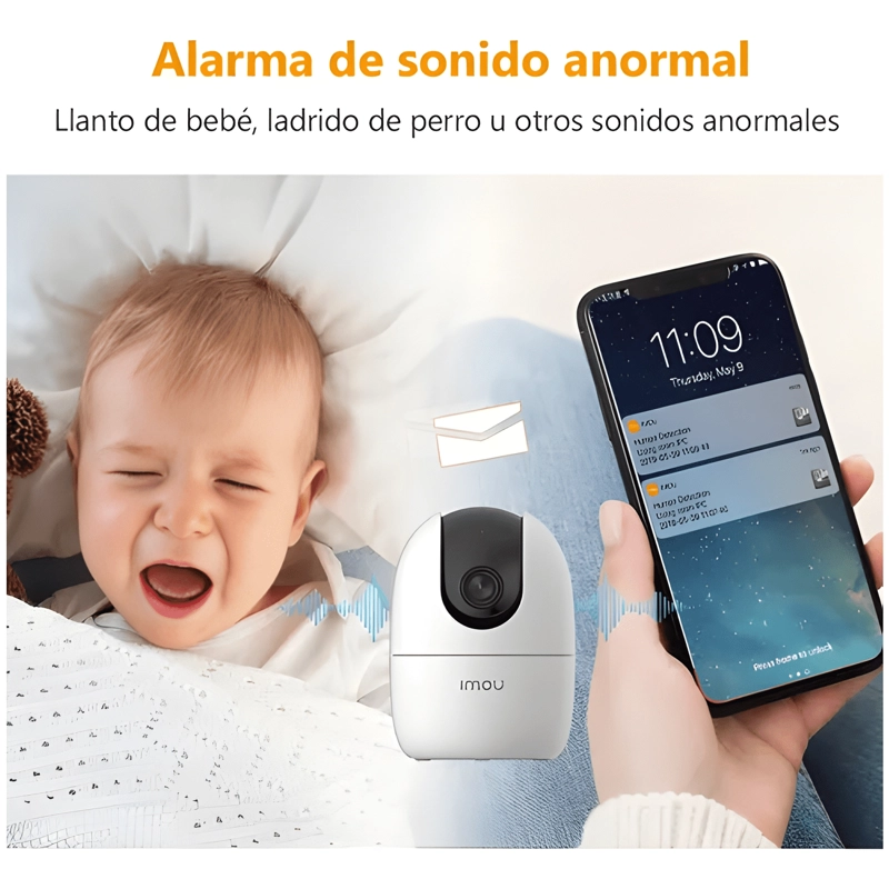 IMOU SEGURIDAD CAMARA RANGER 2-3MP-1 WIFI 360° IP PLUS - 4