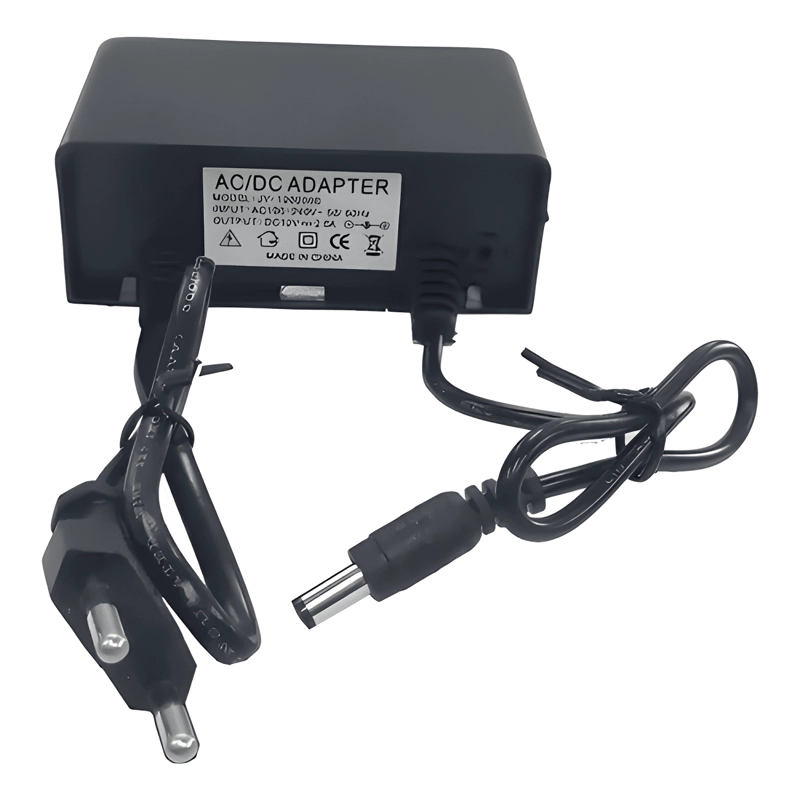 CARGADOR IMPERMEABLE FUENTE PODER CAMARA SEGURIDAD 12V 2A - 2