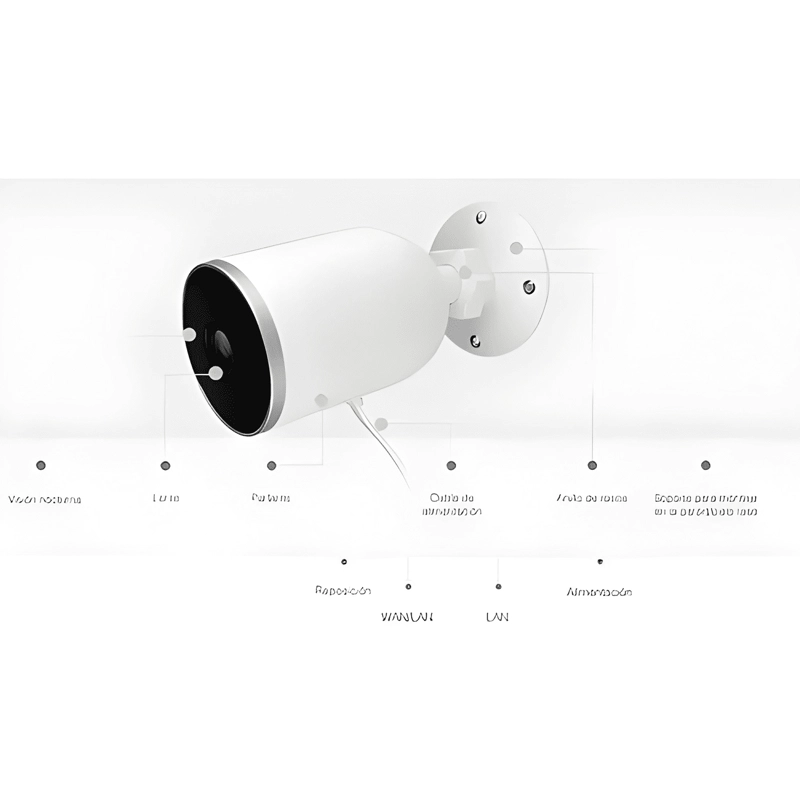 CAMARA INTELIGENTE NEXXT NHC-O610 P/EXTERIOR CABLEADA BLANCO - 4