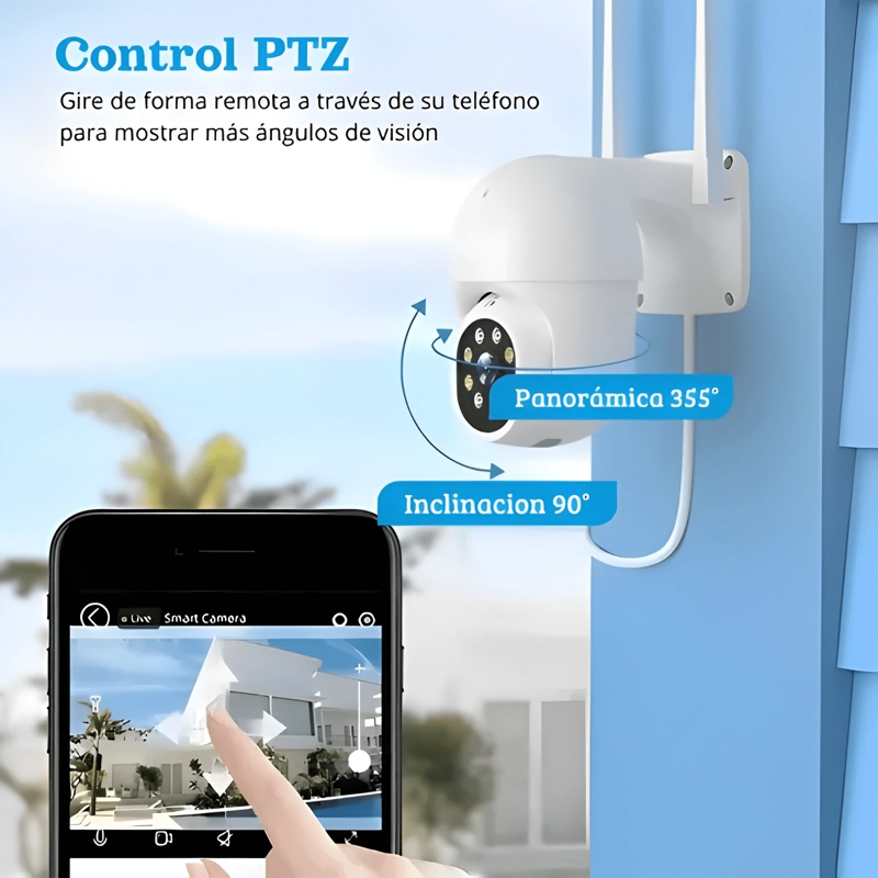 PACK X2 CAMARA IP WIFI EXTERIOR 1080P INALAMBRICA HD PLUS - 1
