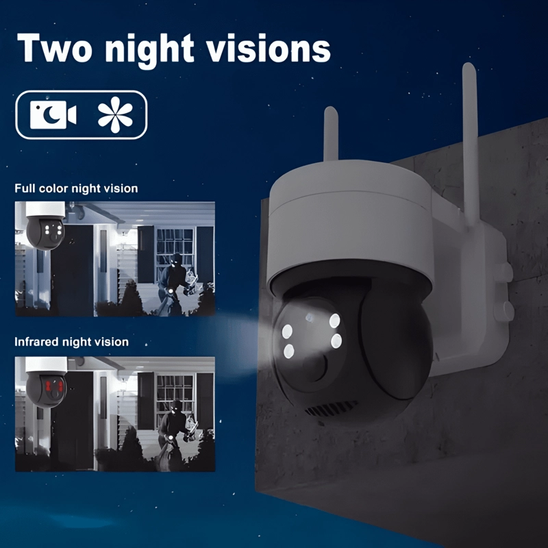 CAMARA DOMO EXTERIOR WI-FI SMART CAMERA SOLAR INALAMBRICA - 2