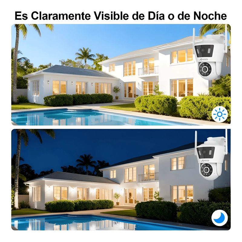 CAMARA DE SEGURIDAD WIFI IP 4MP DE DOBLE VISION PLUS - 3